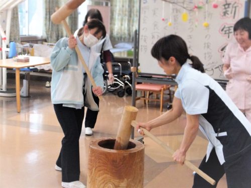 １月　餅つきイメージ